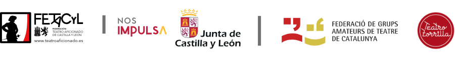 Logos Federación + Nos Impulsa JCYL + Teatro Zorrilla